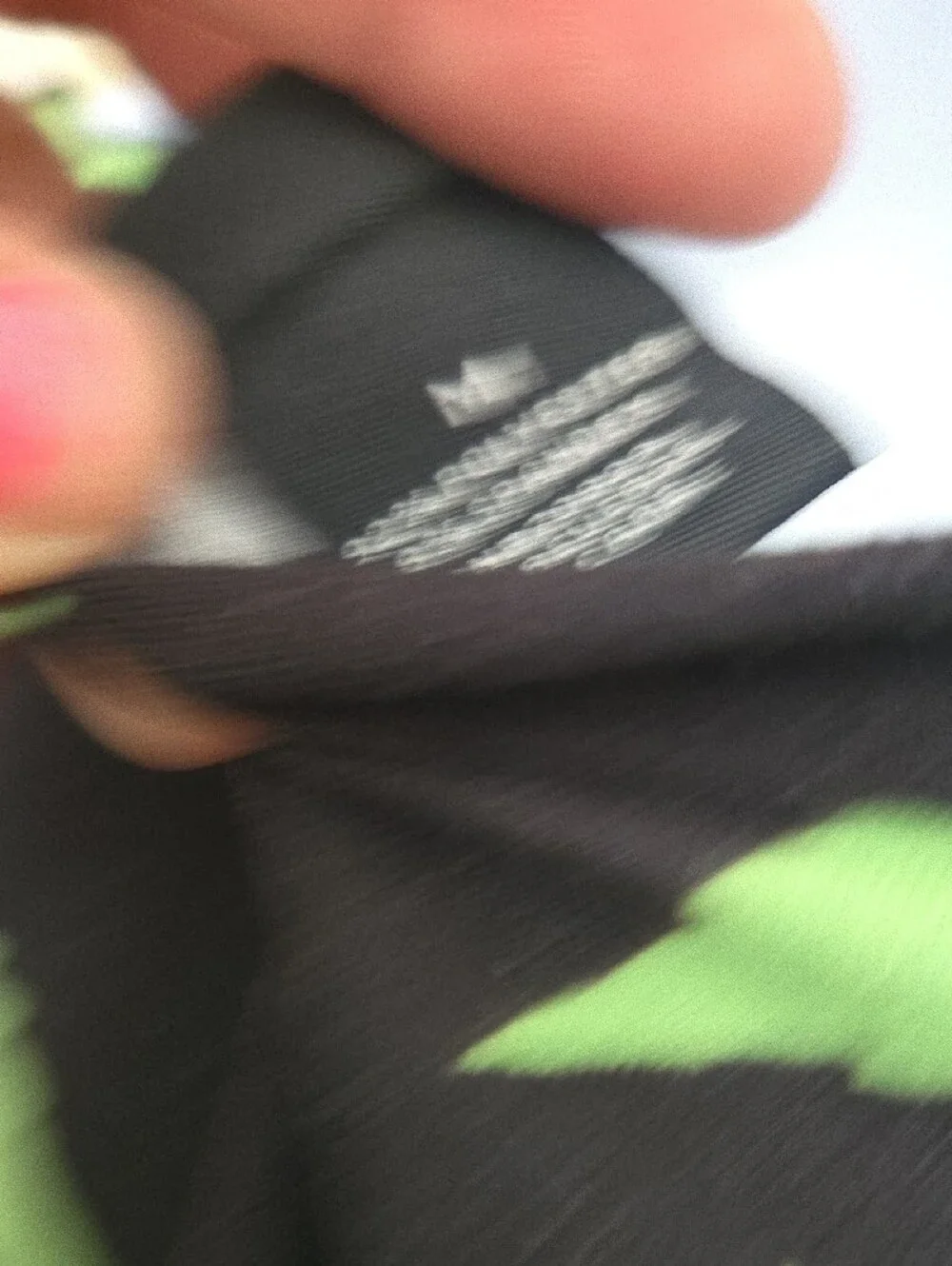 420 Black Jumpsuit with Neon Green Leaf Print